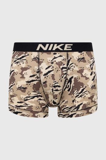 Boxerky Nike pánske, hnedá farba