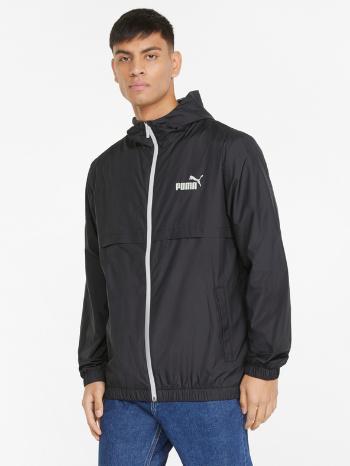 Puma Solid Windbreaker Bunda Čierna