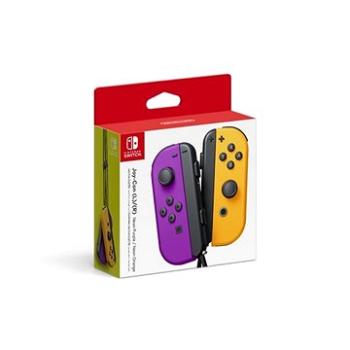 Nintendo Switch Joy-Con ovládače Neon Purple/Neon Orange (045496431310)