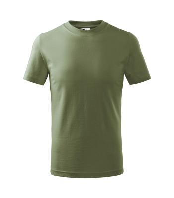 MALFINI Detské tričko Basic - Khaki | 134 cm (8 rokov)