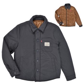 Levis  LVB REVERSIBLE QUILTED SHACKET  Bundy Čierna