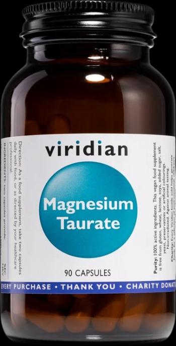 VIRIDIAN Magnesium Taurate (Taurát horečnatý) 90 kapsúl