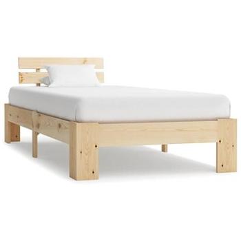 Rám postele masívny borovicové drevo 90 × 200 cm (283160)