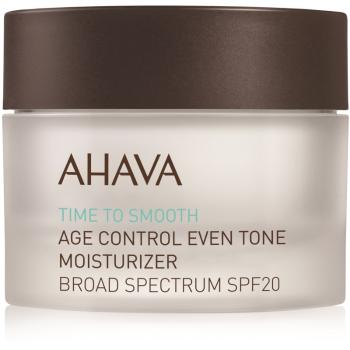 AHAVA Time To Smooth rozjasňujúci hydratačný krém SPF 20 50 ml