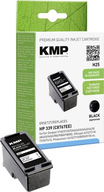 KMP Ink náhradný HP 339 kompatibilná  čierna H25 1023,4339