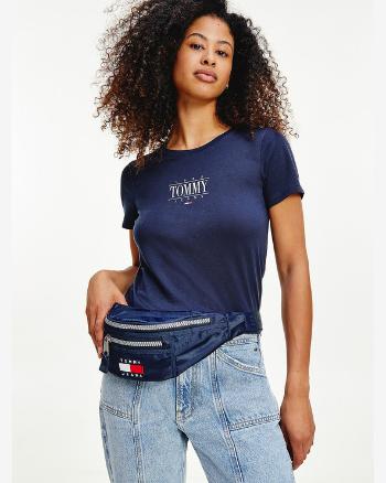 Tommy Jeans Essential Logo Tričko Modrá