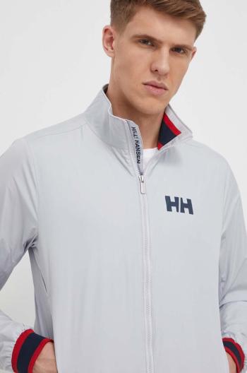 Vetrovka Helly Hansen Salt šedá farba