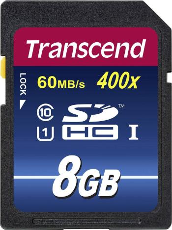 Transcend Premium 400 pamäťová karta SDHC 8 GB Class 10, UHS-I