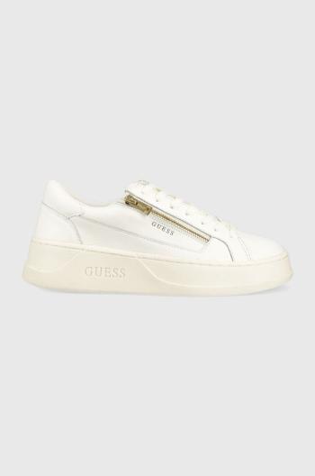 Tenisky Guess FM7CAZ LEA12 biela farba, AVELLINO ZIP