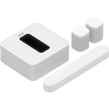 Sonos Beam 5.1 Surround sada biela