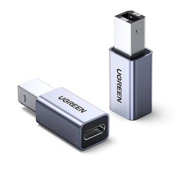 UGREEN USB2.0 USB-C/F to USB2.0 B/M Adapter Aluminum Case (20120)