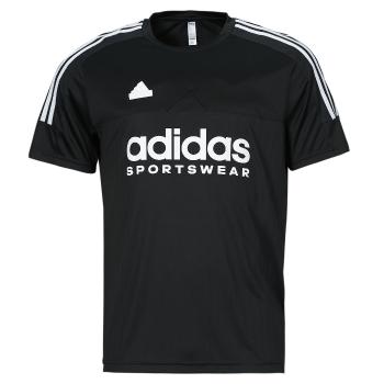 adidas  M TIRO TEE Q1  Tričká s krátkym rukávom Čierna