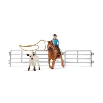 Schleich 42577 Kovbojská zábava s lasmi, 15 x 19 x 8 cm