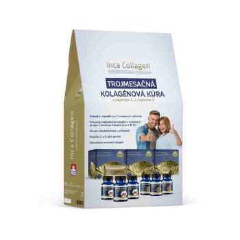 Inca Collagen Trojmesačná kolagénová kúra+vit.C&D