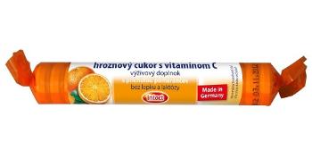 Intact Hroznový cukor s vitamínom C a pomarančovou príchuťou 1 x 40 g