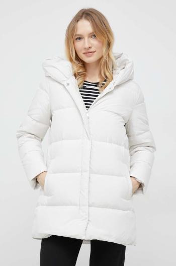 Páperová bunda Lauren Ralph Lauren dámska, béžová farba, zimná,