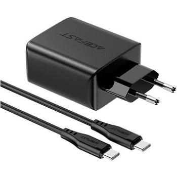 ACEFAST GaN Charger 65 W (2× USB-C + USB-A) + USB-C Cable Black (A13)