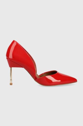 Kožené topánky chelsea Kurt Geiger London Bond 90 červená farba, 1772750309