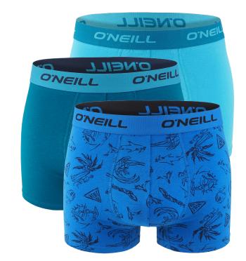 O'NEILL - boxerky 3PACK ocean & beach blue color combo - limitovana edicia-M (82-88 cm)