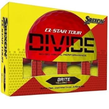 Srixon Q-Star Tour Divide 2 Yellow Red Golfové lopty