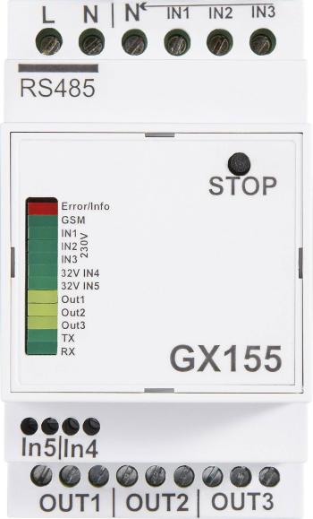 C-Control GX155 GSM modul 110 V/AC, 230 V/AC  Funkcia: alarmovanie, spínanie