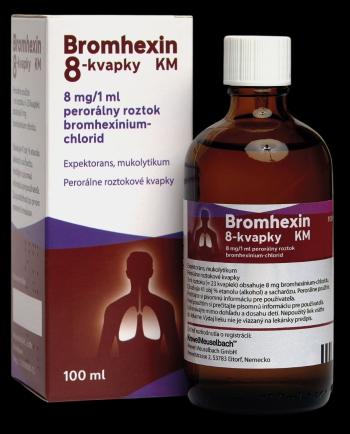 Bromhexin 8-Kvapky KM sol por 100 ml