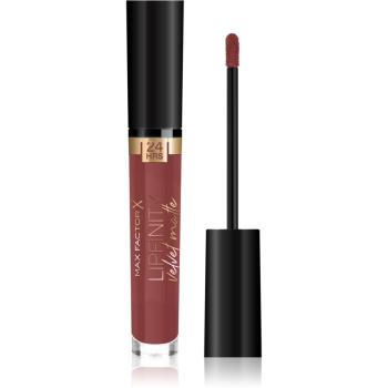 Max Factor Lipfinity Velvet Matte matný tekutý rúž odtieň 075 Modest Mauve 3,5 ml