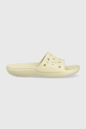 Šľapky Crocs Classic Crocs Slide dámske, béžová farba, 206121