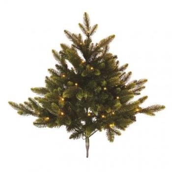 LED vianočný stromček, 75 cm, 3x AA, vnútorný, teplá biela, časovač