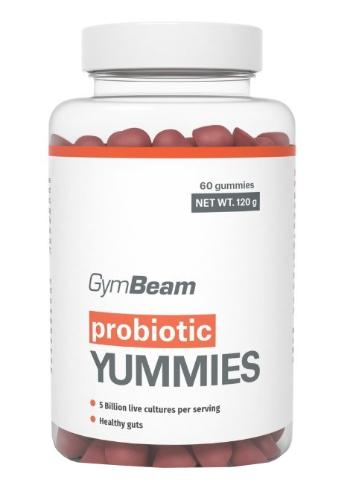 GymBeam Probiotiká Yummies čerešňa 60 ks