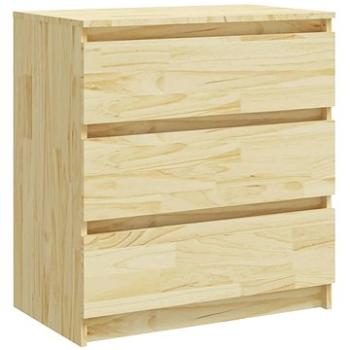 SHUMEE Nočný stolík 60 × 36 × 64 cm masívne borovicové drevo, 808093