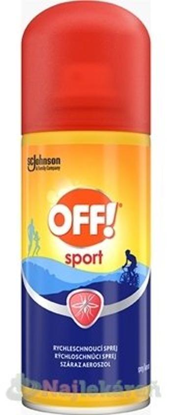 Off! Šport repelent proti kliešťom, komárom rýchloschnúci spray 100 ml