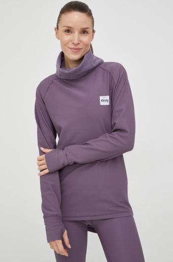Funkčné tričko s dlhým rukávom Eivy Icecold fialová farba