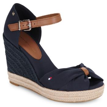 Tommy Hilfiger  BASIC OPEN TOE HIGH WEDGE  Espadrilky Námornícka modrá