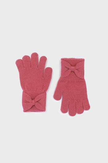 Detské rukavice Mayoral ružová farba