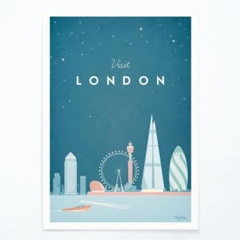 Plagát Travelposter London, A3