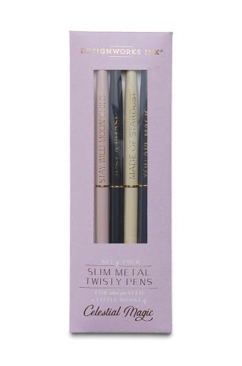 Sada pier Designworks Ink Twisty Slim Metal Pens 4-pak