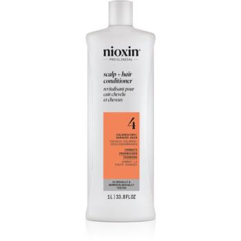 Nioxin System 4 Scalp + Hair Conditioner hydratačný a vyživujúci kondicionér pre farbené a poškodené vlasy 1000 ml