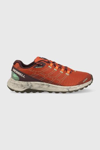 Bežecké topánky Merrell Fly Strike hnedá farba