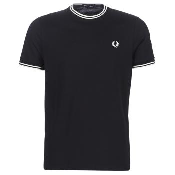 Fred Perry  TWIN TIPPED T-SHIRT  Tričká s krátkym rukávom Čierna