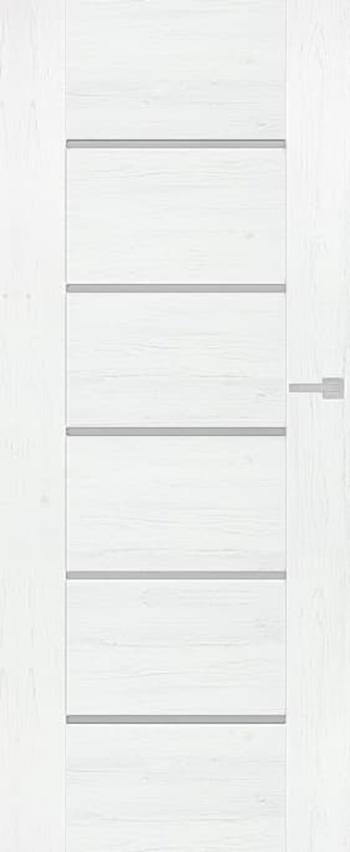 Interiérové dvere Naturel Aura ľavé 80 cm borovica biela AURABB80L