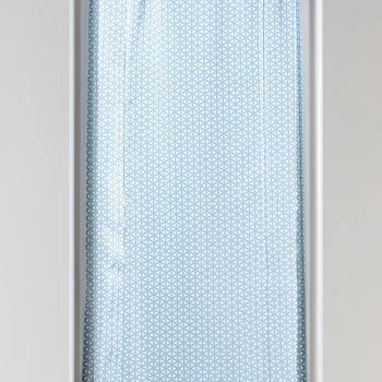 Blancheporte Voálová záclonka s potlačou tyrkysová 60x160cm
