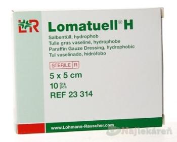 Lomatuell H Tyl mastný 5 x 5cm sterilní 10 ks