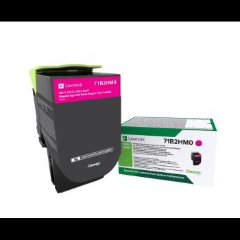 Lexmark 71B2HM0, magenta, 3500 str., originálny toner