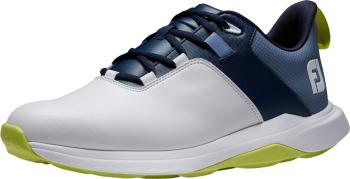 Footjoy ProLite White/Navy/Lime 40,5 Pánske golfové topánky