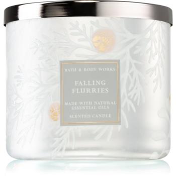 Bath & Body Works Falling Flurries vonná sviečka 411 g