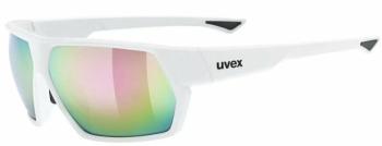 UVEX Sportstyle 238 White Mat/Mirror Pink Cyklistické okuliare