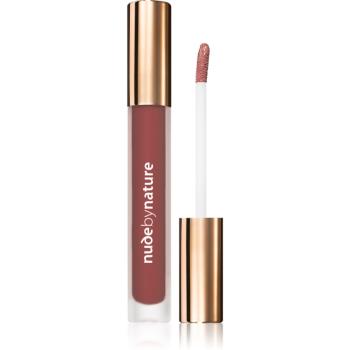 Nude by Nature Satin Liquid Lipstick krémový rúž so saténovým finišom odtieň 09 Rich Plum 3,75 ml