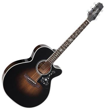 Takamine EF450C-TT Black Burst Elektroakustická gitara Jumbo