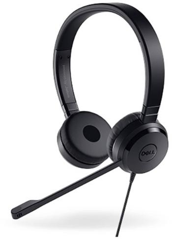 Dell 520-AAMC headset k PC s USB, jack 3,5 mm káblový na ušiach čierna